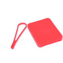 2.5'' HDD Hard Drive Protective Storage Case with Lanyard for Lenova Sony Red