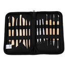 Magicdeal 14Pcs/Set Clay Wax Sculpting Pottery Tools Clay Ceramic Sculpture Molding Jewelry Making Tools