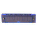 Children Kids 10 Holes Mouth Organ Harmonica Music Learning Toy Instrument Xmas Gift Blue