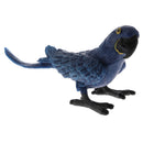 Plastic Realistic Wildlife Jungle Forest Animals Parrot Action Figure Toys Playset, Eduactional Toys For Kids Toddler Collectibles Blue