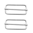 2 Pieces Durable 316 Stainless Steel Scuba Diving Snorkeling Swimming Replacement Pin Style Mask Strap Retainer Holder Slider Accessories