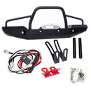 1:10 RC Crawler Front Bumper with 2 Led Light for Axial SCX10 90046 90047 Traxxas TRX-4