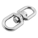 Boat Marine Clip 68mm Stainless Steel Swivel Double Eye Hook