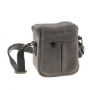 Grey Shockproof Camera Organizer Bag Shoulder Case for Mirrorless Camera &Lens