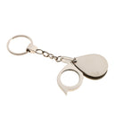 Pocket Folding Jewellery Magnifier 15X Magnifying Eye Glass Lens Keychain