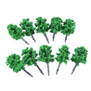 10PCS Model Trees Diorama Tree Train Tree Railroad Scenery Diorama Model