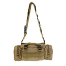 Multifunction Fishing Bag Waist Pack Handbag Shoulder Bag Tackle Storage Tan