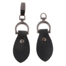 1 Pair Leather Snap Toggle Closure Toggle Buttons with Metal Buckle Clip DIY Craft