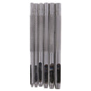 6 Pieces Round Steel Leather Craft Hollow Hole Punch 1mm to 4 mm for Leather Belt Watch Band Gasket