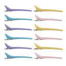 Set 12 Pieces Hairdressing Hairpin Clip Barber Colorful Salon Tools Hair Care Clamps Styling Accessories