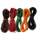 Set of 5PCS Flat Faux Suede Korean Velvets Cord String Jewelry DIY Making Lacing Beading Accessories 6