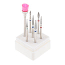 7 In 1 Manicure Tool Set Nails Polishing Cuticle Removal Nail Art Drill Bits