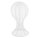 Stable Metal Hat Cap Helmet Rack Hair Wig Holder Storage Display Stand for Home Shop Decor White