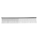 Pet Supplies Dead Loose Hair Removal Flea Comb Stainless Pin Dog Cat Dual Density Grooming Clean Brush Pet Accessory -M