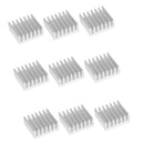 9pcs Heat Sink 14x14x5mm Aluminum Cooling Fins Kit for Raspberry pi