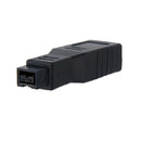 Firewire IEEE 1394 6 Pin Female to 9 Pin Male Adaptor Adapter Coupler