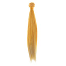 Doll DIY Straight Hair 25cm x100cm - For Arts and Crafts Doll Making Supplies -Orange