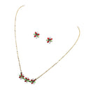 Crystal Necklace Earrings Pendant Necklace Women's Jewelry Accessory Girls Gifts