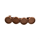 6PCS 12mm Round Bezels Bobby Hair Pin Clip Barrette Blanks Hairpin Findings