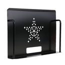 Wall Mount Set-top Box Bracket Shelf Support Router Holder Organizer Black