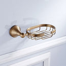 1pcs Antique Brass Oval Wire Soap Dish Holder Tray Bathroom Accessories