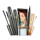 5 Pieces Comestic Set Facial Foundation Concealer Moisturizing Brightening BB Cream Curling Black Mascara Eyeliner Pencil