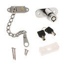 Solid Metal Chain Lock Door Window Sash Lock Latch Child Safety