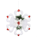Flower Christmas Tree Ornaments Xmas Home Hanging Decoration Door Window Decor
