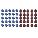 50 Pieces AC A/C Charging Port Service Caps R134a R12 13mm & 16mm Red Blue