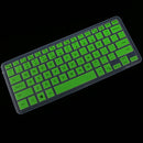 Keyboard Cover Gel Sillicone Skin Protector for Dell 14CR 14'' Laptop Desktop Green