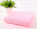 Microfiber Quick Dry Towel Bath Travel Beach Towel - Light Pink