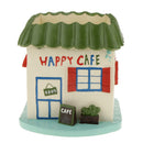 Resin Outing HAPPY CAFE Succulent Plant Flower Pot Box Case Garden Planter