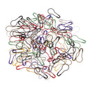 100 Pieces Assorted Color Calabash Shape Safety Pins Pear Gourd Shape Sewing Quilting Pins