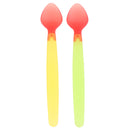 Baby Pacifier Supplies Feeding Spoon Temperature Sensing Utensils Kids Tableware 2Pack