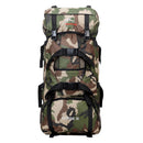 Magicdeal 90L Outdoor Sports Travel Hiking Camping Hunting Mountaineering Adjustable Backstrap Backpack Bag Camouflage Green