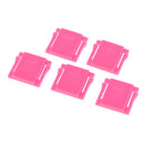 5 Pieces Hot Shoe Cover Protector Cap for Canon Nikon Olympus Pentax DSLR SLR ( Rose Red )
