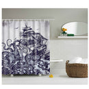 Water-Resistant Home Bathroom Bedroom Window Use Shower Curtain Water-resistant Bathroom Curtain Liner With 12 Hook