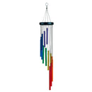 51 Inch Large Wind Chimes 15 Colorful Aluminium Alloy Tubes Tree Hanging Art Garden Ornament