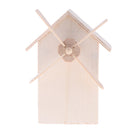 Children Paintable Untreated Wooden Money Box Piggy Bank Wooden Windmill Money Box DIY Crafts Desk Nursery Decorations