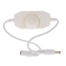 LED Light Switch Stepless Dimmer Controller for SMD 050 3528 Single Color LED Strip Lights, DC 12V -24V