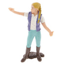 Realistic Female Farmer People Figurine Model Action Figure Kids Toy Gift