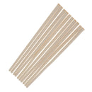 5 Pieces Balsa Wood Semi Circle Sticks Strips for Model DIY Crafts 10x12mm