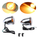 Rear LED Turn Signal Lights With Bracket For Harley Sportster XL 883 1200 48