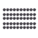 50Pcs Car Bumper Fender 6mm Hole Plastic Rivet Fastener Clip