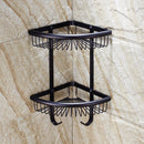 2 Tiers Corner Shelf Storage Shower Bath Bathroom Caddy Organiser with Hook
