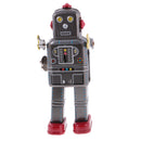 Cool Wind Up Walking Robot MS439 Clockwork Tin Toy with Key Collectible Gift