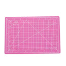 A5 Size Cutting Mat PVC Cutting Board for DIY Crafts Scrapbooking Quilting 15x22cm Pink