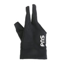 Professional Billiards Right Hand 3 Fingers Stretchable Gloves Snooker Pool Cue Shooters Glove Black