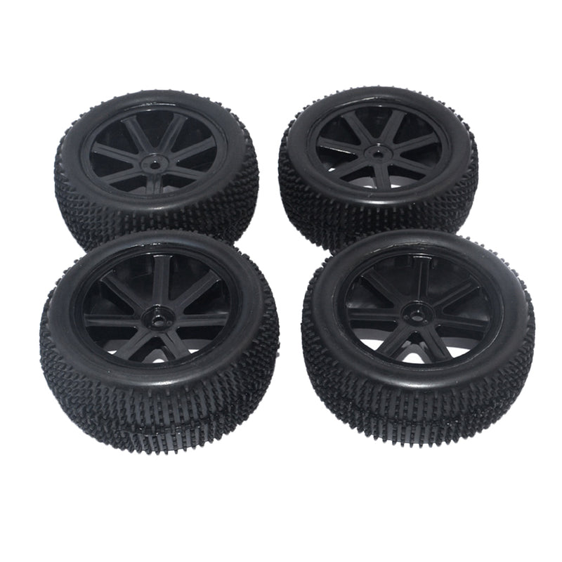 1/10 Racing Car Buggy 12mm Hub Wheels with Tires 4 Pieces For HSP HPI Redcat