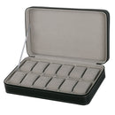 PU Leather Box Wristwatch Jewelry Display Storage Case Box Showcase 12 Slots